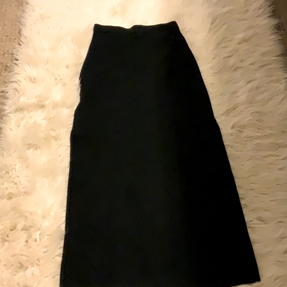 Black Floor Length Skirt